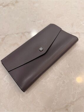 NWOT Women’s LODIS Leather Wallet in Dark Brown